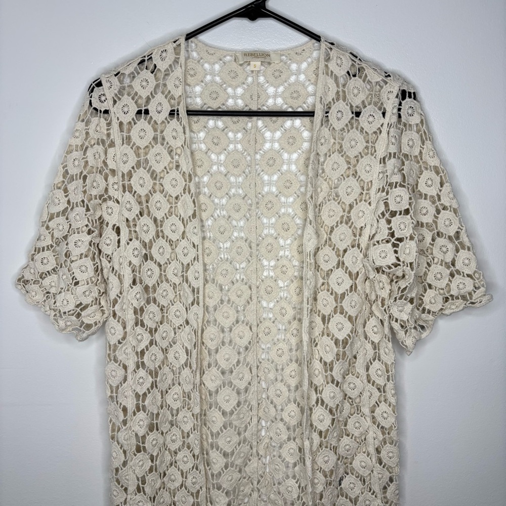 Rebellion Again Crochet Cardigan